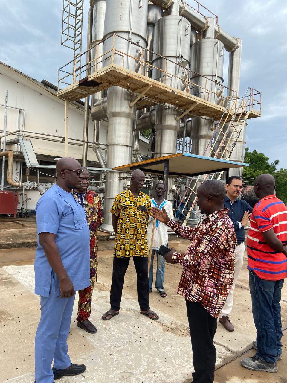 DCE engaging Nutrifood Ghana at the Pwalugu Tomato Factory